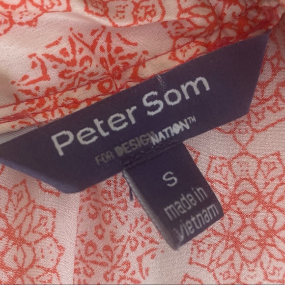 Peter Som for DesigNation coral belted sun dress - Picture 15 of 15